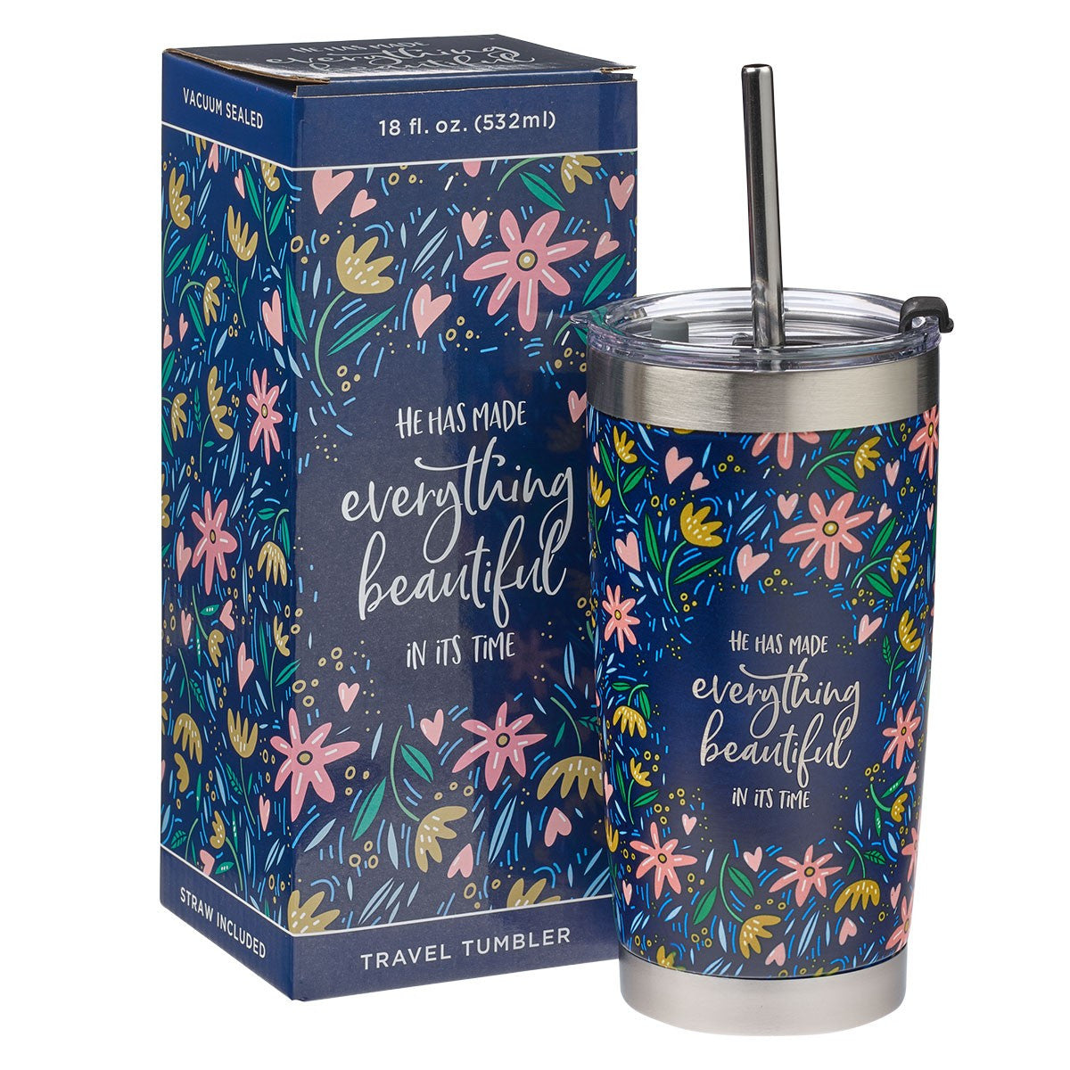 Growth Is Growth No Matter How Small – Engraved Stainless Tumbler,  Personalized Travel Mug, Motivational Gift Mug – 3C Etching LTD