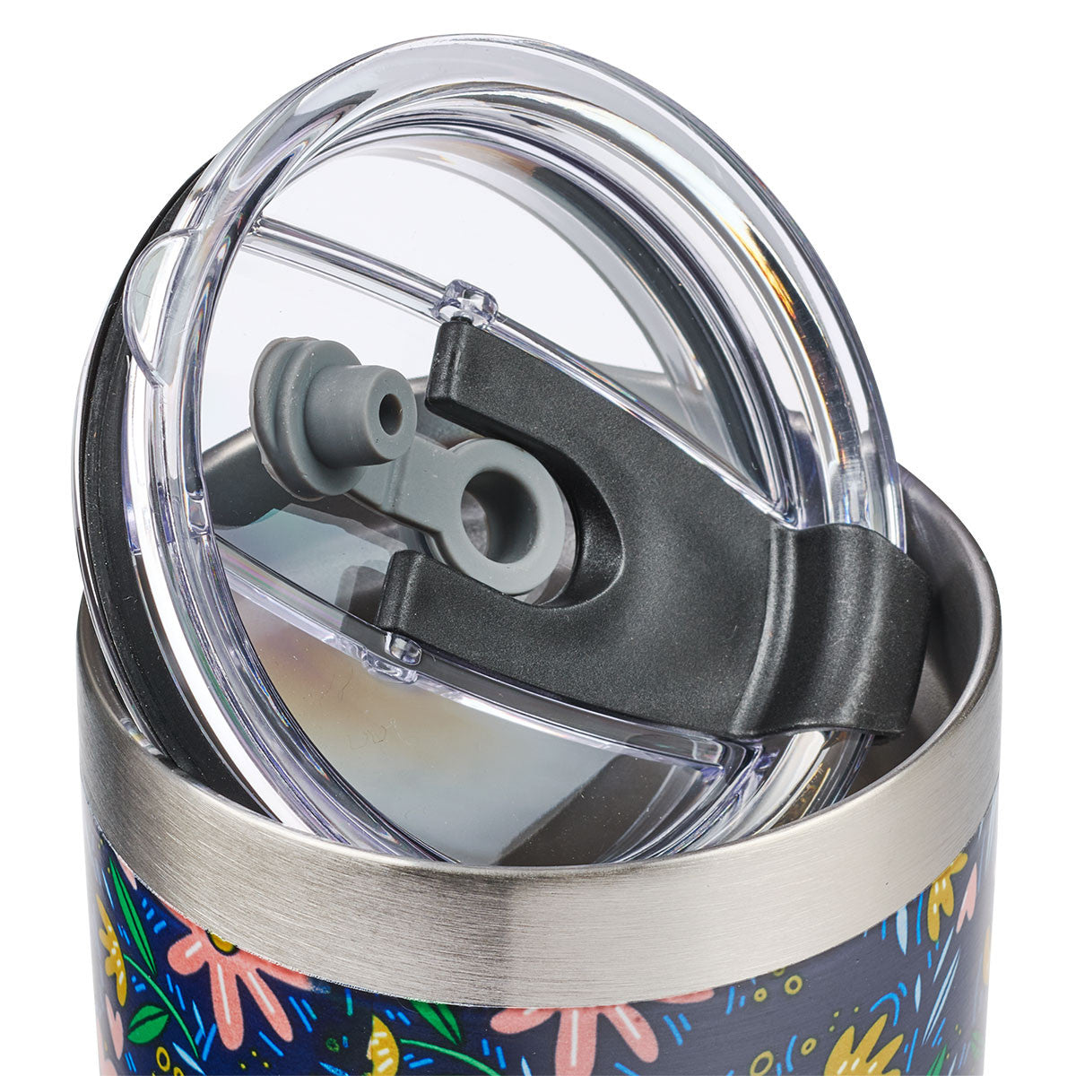 Everything Beautiful Stainless Steel Travel Mug with Reusable Stainless Steel Straw - Ecclesiastes 3:11