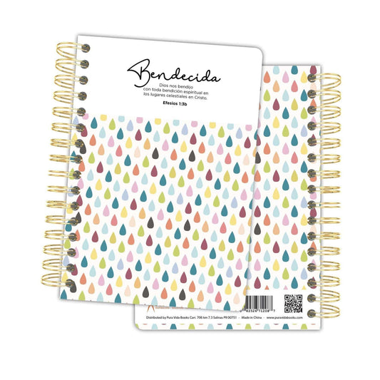 Bendecida - Libretas Lineas & Flores